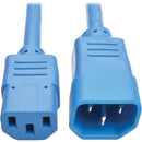 Tripp Lite6ft Heavy Duty Power Extension Cord 15A 14 AWG C14 C13 Blue 6'