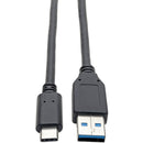 Tripp Lite USB C to USB-A Cable 5 Gbps USB 3.1 Gen 1 M/M USB Type C 6ft 6'