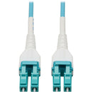 Tripp Lite Fiber Cable 100G MMF Duplex 50/125 OM4 LC/LC Armored Aqua 100M