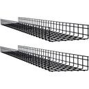 Tripp Lite Wire Mesh Cable Tray - 300 x 100 x 1500 mm (12 in. x 4 in. x 5 ft.), 2-Pack