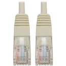 Tripp Lite 5ft Cat5e / Cat5 350MHz Molded Patch Cable RJ45 M/M White 5'
