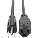 Tripp Lite 25ft Power Cord Extension Cable 5-15P to 5-15R 10A 18AWG 25'