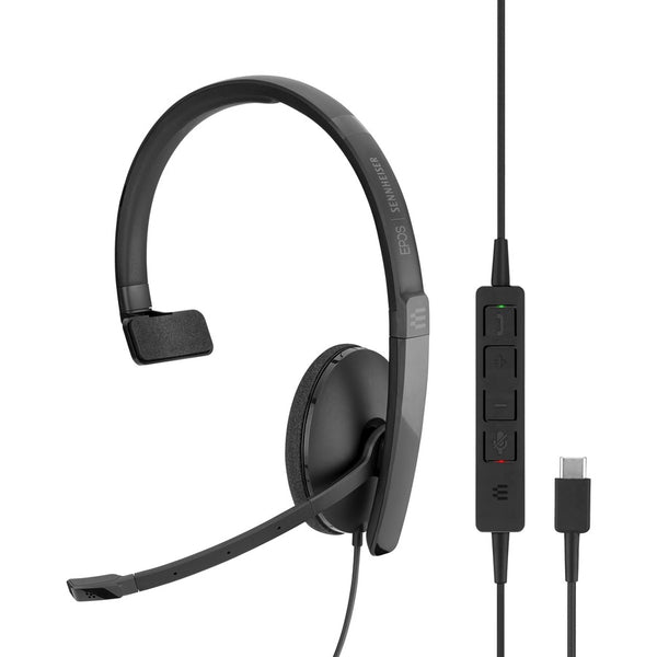 Epos Wired Monaural Usb-c Headset. Skype For Business Certified And Uc Optimized.