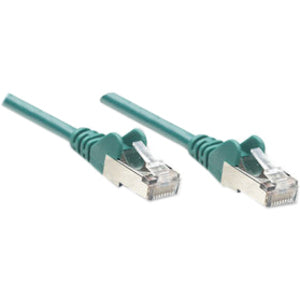 Intellinet Network Solutions Cat6 UTP Network Patch Cable, 3 ft (1.0 m), Green