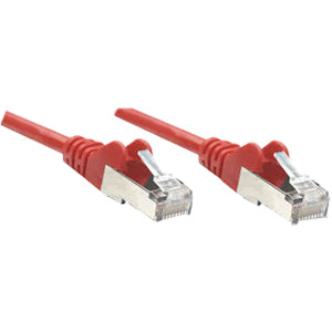Intellinet Network Solutions Cat6 UTP Network Patch Cable, 25 ft (7.5 m), Red - American Tech Depot