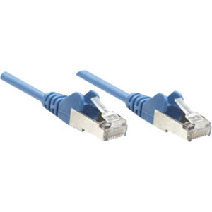 Intellinet Network Solutions Cat6 UTP Network Patch Cable, 25 ft (7.5 m), Blue - American Tech Depot
