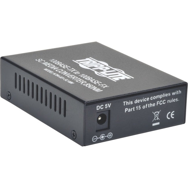 Tripp Lite 10-100 UTP to Multimode Fiber Media Converter RJ45 - SC 550M 850nm
