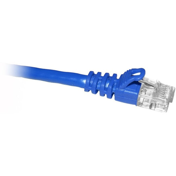 ENET Cat5e Blue 1 Foot Patch Cable with Snagless Molded Boot (UTP) High-Quality Network Patch Cable RJ45 to RJ45 - 1Ft - American Tech Depot