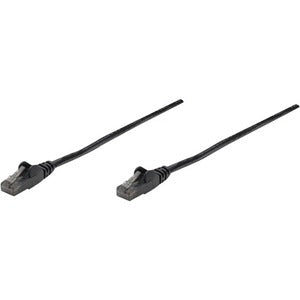 Intellinet Network Solutions Cat6 UTP Network Patch Cable, 0.5 ft (0.15 m), Black - American Tech Depot