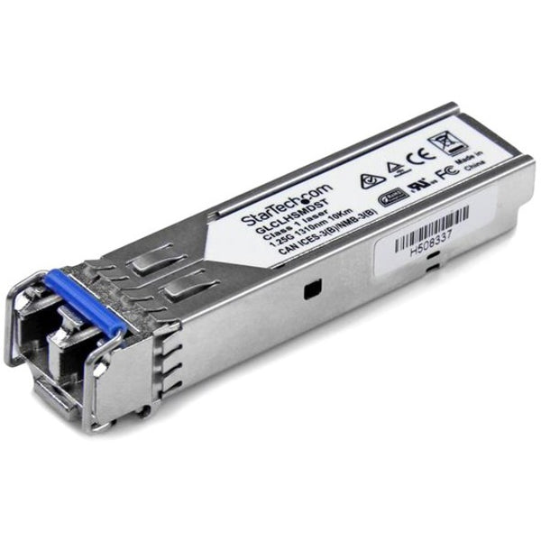 StarTech.com Cisco GLC-LH-SMD Compatible SFP Module - 1000BASE-LX-LH - 1GE Gigabit Ethernet 1GbE Single Mode Fiber SMF Optic Transceiver