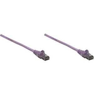 Intellinet Network Solutions Cat6 UTP Network Patch Cable, 14 ft (5.0 m), Purple - American Tech Depot