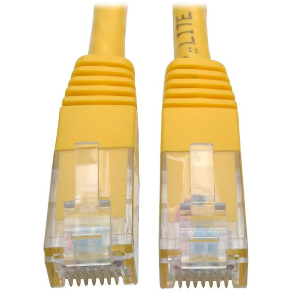 Tripp Lite 2ft Cat6 Gigabit Molded Patch Cable RJ45 M-M 550MHz 24AWG Yellow 2' - American Tech Depot