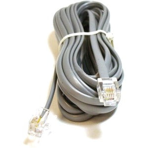Monoprice Phone Cable, RJ11 (6P4C), Reverse for Voice - 7ft 