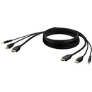 Belkin HDMI High Retention + USB A-B + Audio Passive Combo KVM Cable