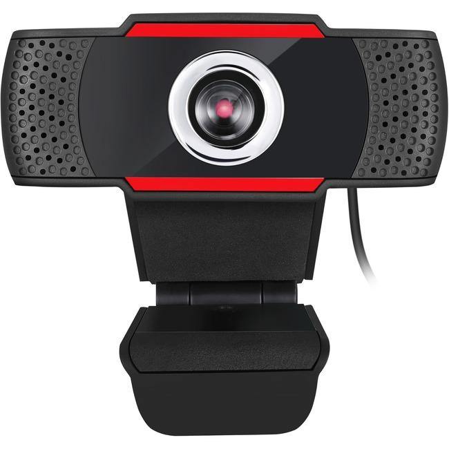 Adesso CyberTrack H3 Webcam - 1.3 Megapixel - 30 fps - Black, Red - USB 2.0 - American Tech Depot