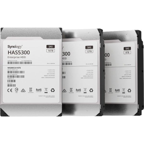 Synology HAS5300 HAS5300-16T 16 TB Hard Drive - 3.5" Internal - SAS (12Gb-s SAS)