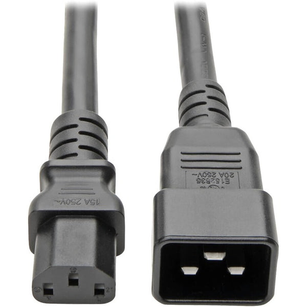 Tripp Lite 3ft PDU Power Cord Cable C13 to C20 Heavy Duty 15A 14AWG 3'