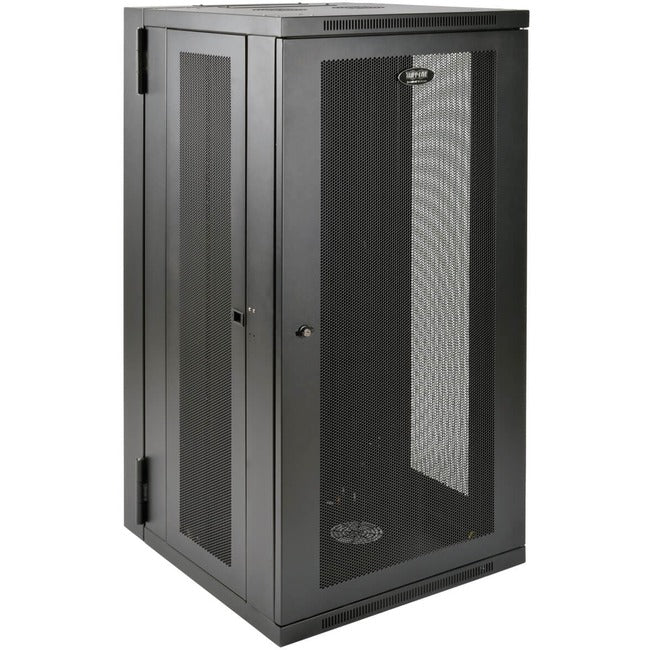Tripp Lite 26U Wall Mount Rack Enclosure Server Cabinet Swinging Hinged Door Deep