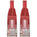 Tripp Lite Cat6 GbE Snagless Molded Patch Cable UTP Red RJ45 M/M 4ft 4'