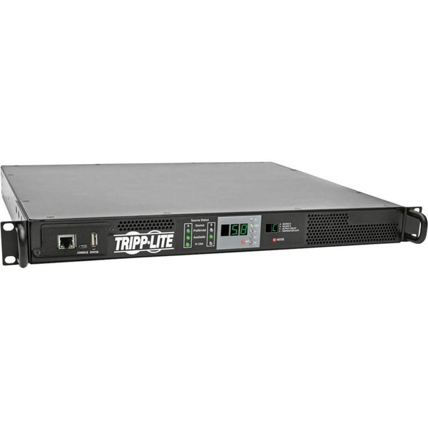 Tripp Lite PDU Monitored Horizontal 5.8kw 208/240V L6-30R 2 L6-30P ATS 1URM