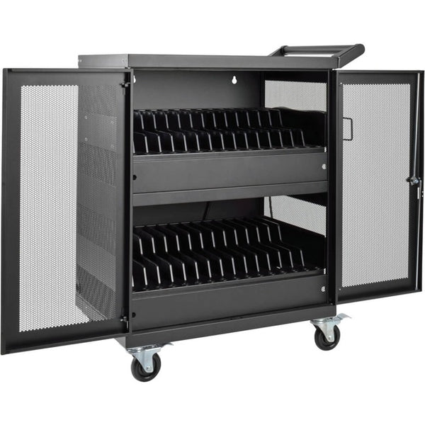 Tripp Lite 32-Port AC Charging Cart Storage Station Chromebook Laptop Tablet