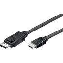 4XEM 15FT DisplayPort to HDMI Cable M/M