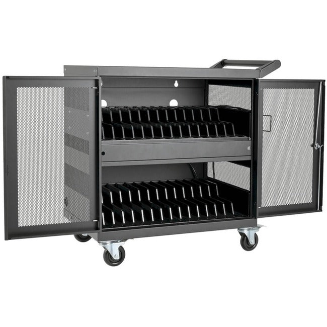 Tripp Lite 32-Port USB Charging Cart Storage Station Android Tablet iPad