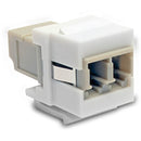 Tripp Lite Duplex Multimode Fiber Coupler, Keystone Jack - LC to LC, White