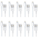 4XEM 10 Pack 3Ft 1M charging data and sync Cable For Apple iphone 5 5s 6 6s 6plus 7 7plus
