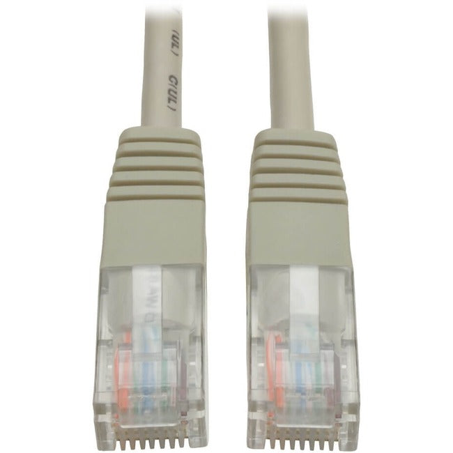 Tripp Lite 10ft Cat5e / Cat5 350MHz Molded Patch Cable RJ45 M/M Gray 10'