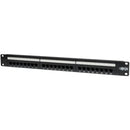 Tripp Lite 24-Port Cat5e Cat5 Rackmount Patch Panel 568B 110 Punch 1URM