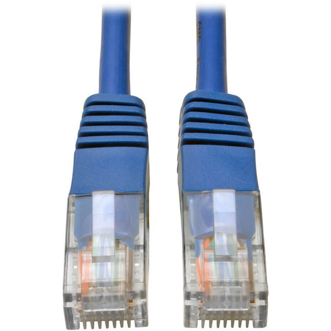 Tripp Lite 3ft Cat5e / Cat5 350MHz Molded Patch Cable RJ45 M/M Blue 3'