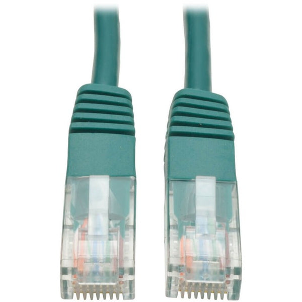 Tripp Lite 3ft Cat5e / Cat5 350MHz Molded Patch Cable RJ45 M/M Green 3'