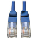 Tripp Lite 5ft Cat5e / Cat5 350MHz Molded Patch Cable RJ45 M/M Blue 5'