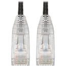 Tripp Lite Cat6 UTP Patch Cable (RJ45) - M/M, Gigabit, Snagless, Molded, Slim, Black, 1 ft.
