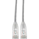 Tripp Lite Cat6 UTP Patch Cable (RJ45) - M/M, Gigabit, Snagless, Molded, Slim, Gray, 5 ft.
