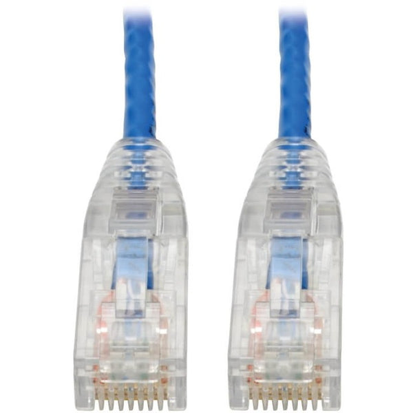 Tripp Lite Cat6 UTP Patch Cable (RJ45) - M/M, Gigabit, Snagless, Molded, Slim, Blue, 7 ft.