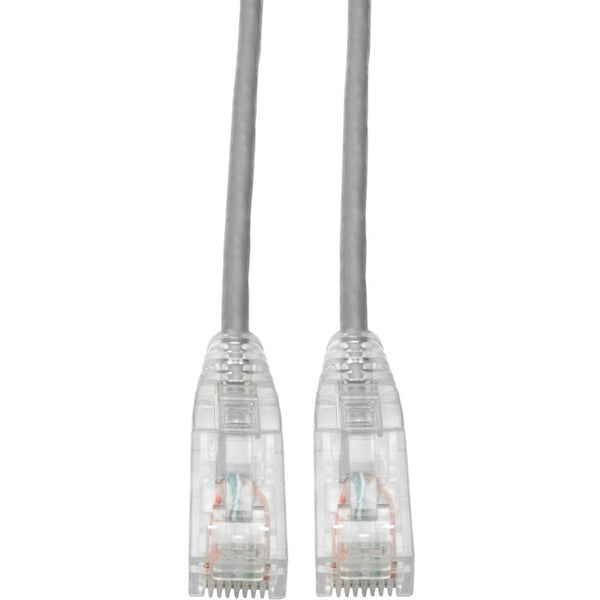 Tripp Lite Cat6 UTP Patch Cable (RJ45) - M/M, Gigabit, Snagless, Molded, Slim, Gray, 7 ft.