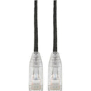 Tripp Lite Cat6 Gigabit Patch Cable Snagless RJ45 Molded Slim Black 15ft