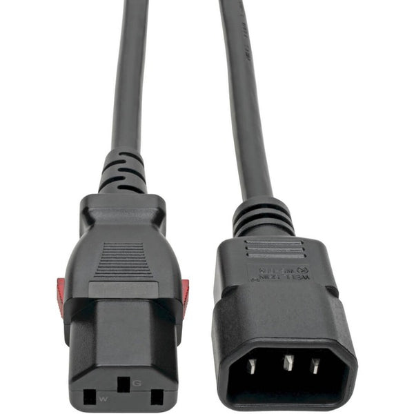 Tripp Lite Power Extension Cord Cable C14 to Locking C13 M/F 18 AWG 10A 6ft