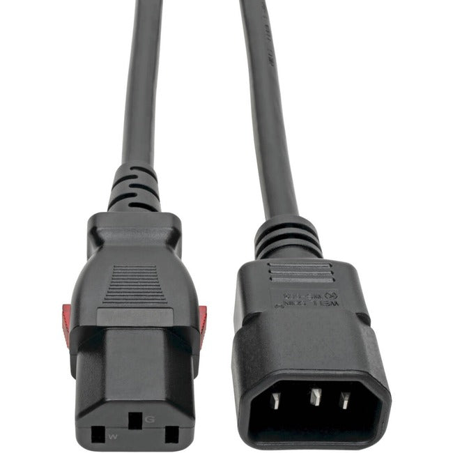 Tripp Lite Power Extension Cord Cable C14 to Locking C13 M/F 18 AWG 10A 6ft