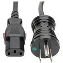 Tripp Lite Power Cord Hospital Medical 5-15P to Locking C13 M/F 10A 3ft