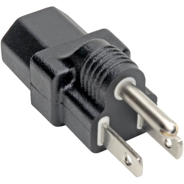 Tripp Lite NEMA 5-15P to C13 Power Cord Adapter Converter 15A 125V Black