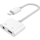 4XEM 8-pin Lightning Adaptor with 3.5mm Audio Port