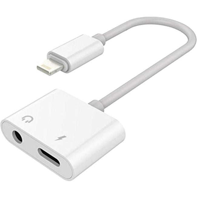 4XEM 8-pin Lightning Adaptor with 3.5mm Audio Port