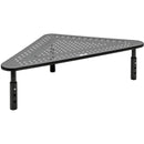 Tripp Lite Monitor Riser Stand Desktop Corner Metal Height Adjustable Black