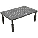 Tripp Lite Monitor Riser Stand Desktop Metal Height Adjustable Black 14 x 9in