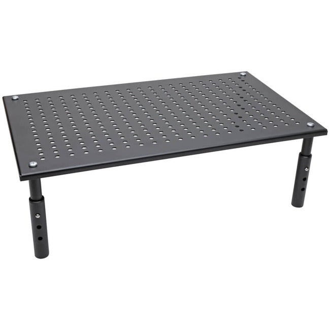 Tripp Lite Monitor Riser Stand Desktop Metal Height Adjustable Black 18x11in