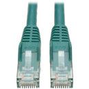 Tripp Lite 7ft Cat6 Gigabit Snagless Molded Patch Cable RJ45 M/M Green 7'