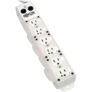 Tripp Lite Safe-IT Power Strip Medical Hospital Antimicrobial 120V 6 Outlet UL1363A 15ft Right Angle Cord